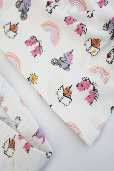 Unicorn Print Organic Pima Cotton Pajama