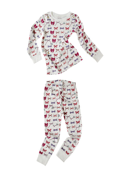 Bows Print Organic Pima Cotton Pajama