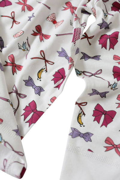 Bows Print Organic Pima Cotton Pajama