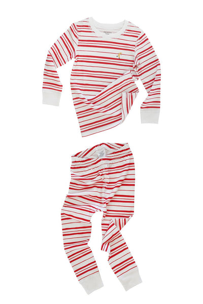 Red Stripe Organic Pima Cotton Pajama