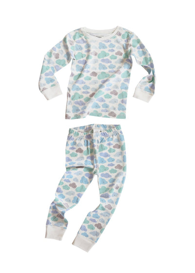 Cloud Print Organic Pima Cotton Pajama