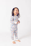 Bubble Talk Print Organic Pima Cotton Pajama