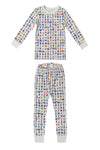 Bubble Talk Print Organic Pima Cotton Pajama