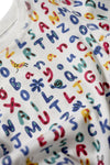 Bubble Talk Print Organic Pima Cotton Pajama