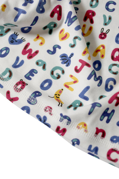 Bubble Talk Print Organic Pima Cotton Pajama