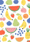 Fruit Print Organic Pima Cotton Pajama